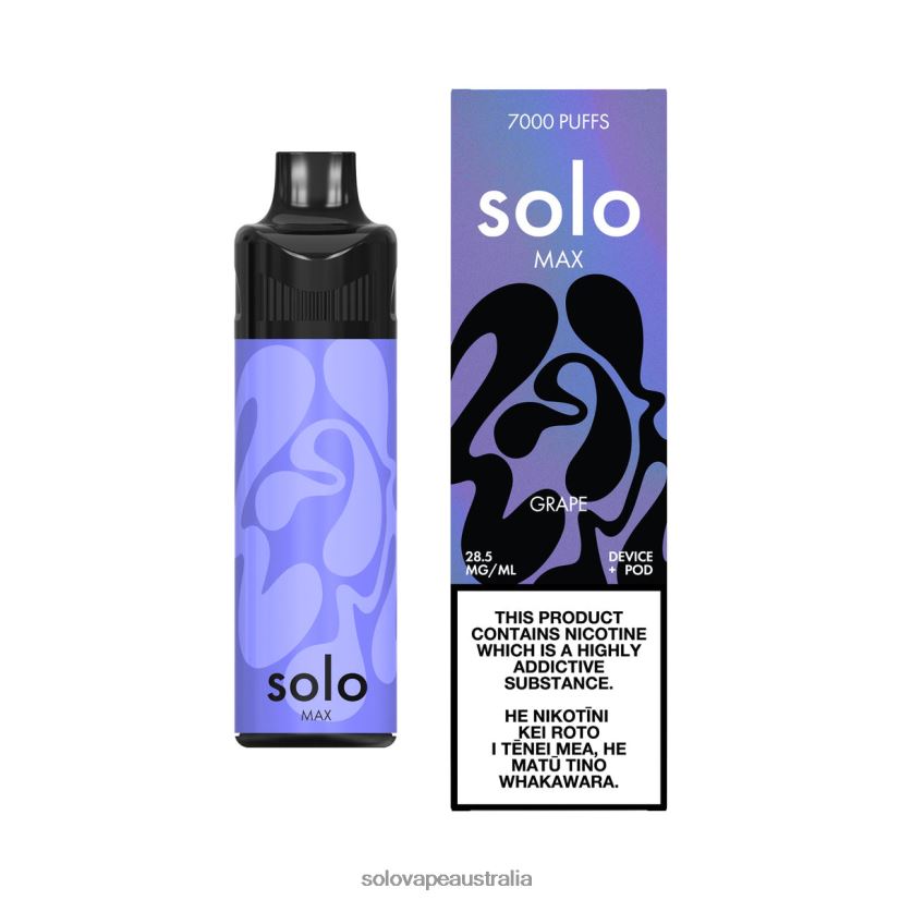 Grape Solo MAX Pod Kit ZN6LB067 | Solo Vape Wholesale